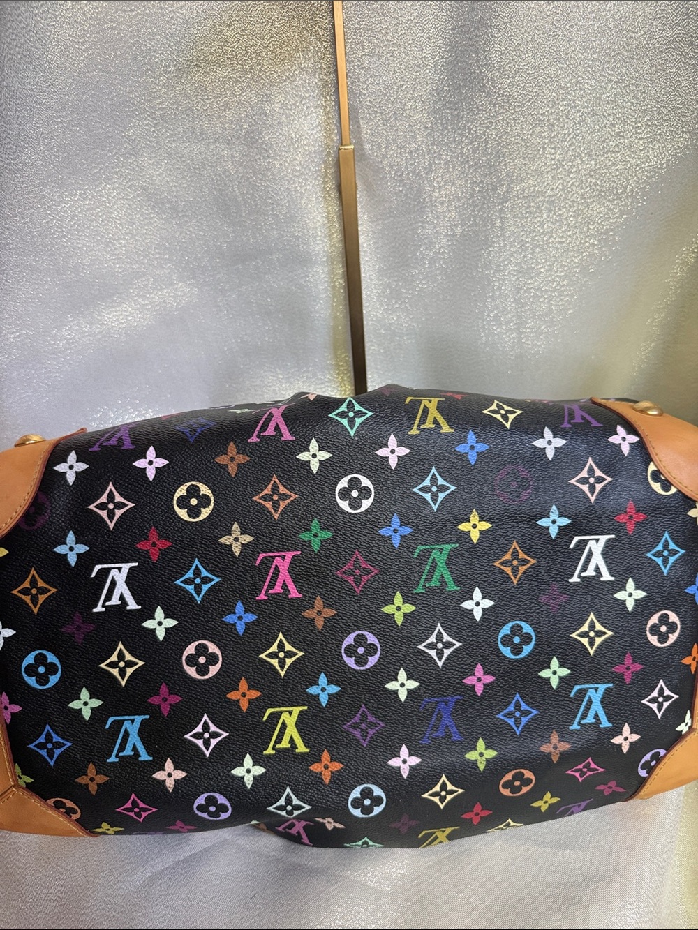 Louis Vuitton Black Multicolor Murakami Ursula Monogram Canvas Tote - Picture 6 of 13